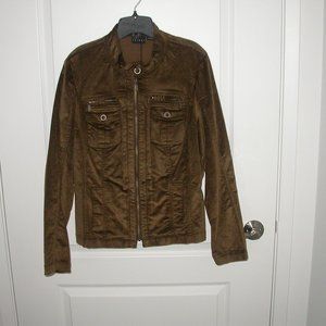 Shiny Brown Corduroy Jacket